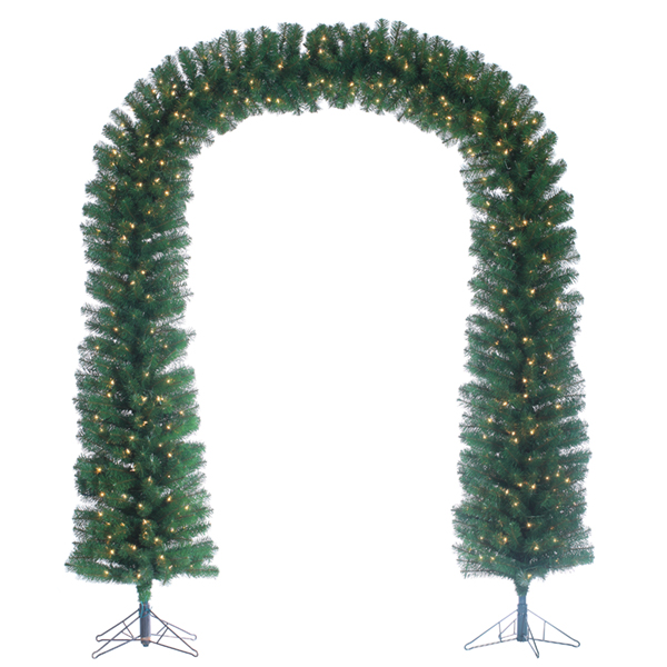 Tree Lighted Arch Shape 7.5ft Tall