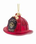 Ornament Glass Firefighter