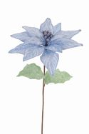 Silk Poinsettia Blue