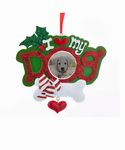 Ornament Dog Picture Frame