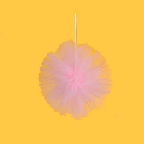 Tulle Ball Pink 4 To A Pack