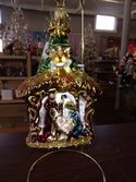 Ornament Glass Nativity Glass