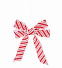 Bow Striped red White