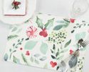 Placemat Foliage and Candy Canes