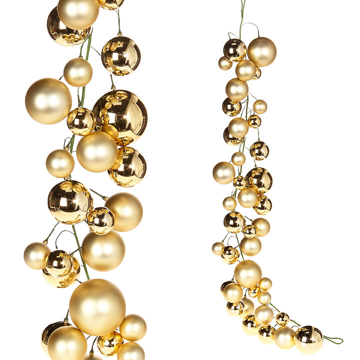 Garland Plated Gold Color Ball