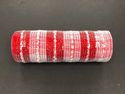 Mesh Roll Red White Snowball Check