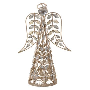 Angel Tree Topper  Gold Pearl