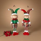 Elf Standing Holiday Plush