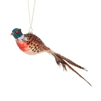 Ornament Pheasant Glass