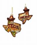 Ornament Texas Shape Glass