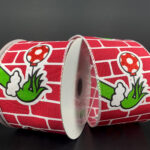 Ribbon Monster Hand Red White