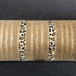 Mesh Roll Jute Cheetah Print