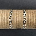 Mesh Roll Jute Cheetah Print