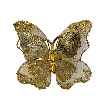 Ornament Butterfly Clip Gold