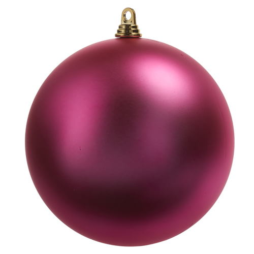 Ornament Matte Fuchsia Ball Large