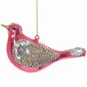 Ornament Bird Pink Gold