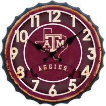 Clock Texas A&M Bottle Cap