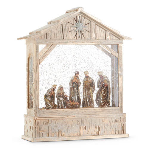 Waterglobe Nativity Creche Mus