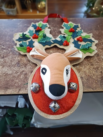 Reindeer Door Hanger
