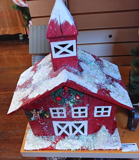 Church Red Wood Frosted Look