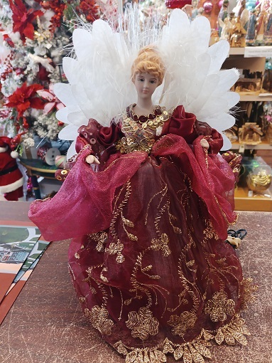 Angel Fiber Optic Burgundy