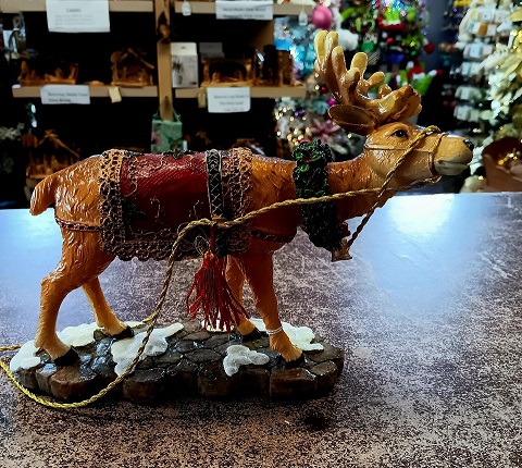 Reindeer Resin Vintage Look