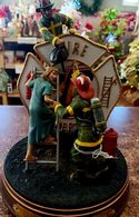Fireman's Rescue Figurine Scene