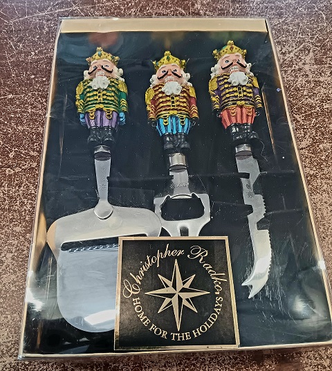 Nutcracker Bar Set Christopher Radko