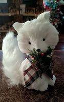 Fox White Figurine Large