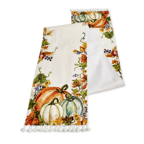 Fall Pumpkin Table Runner