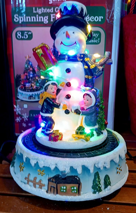 Snowman Musical Lighted