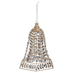 Ornament Bell Jeweled Large