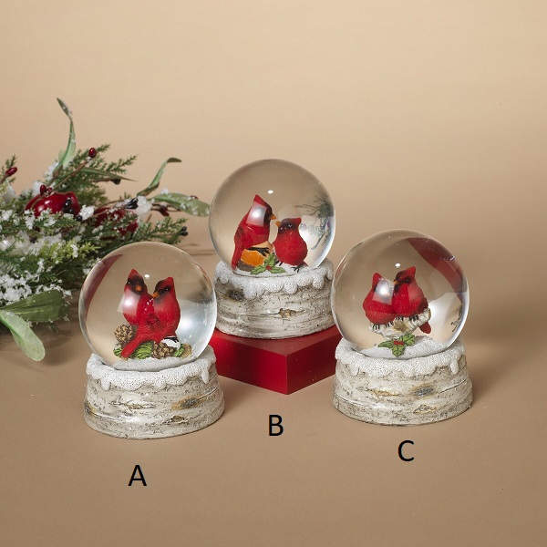 Cardinal Snow Globes Assorted