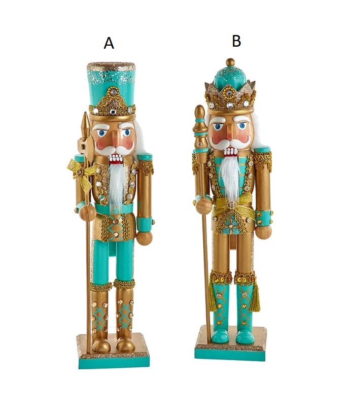 Nutcracker Aqua Gold Color Assorted