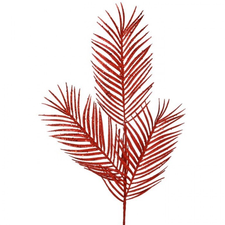 Spray Palm Mica Triple Red