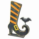 Witchy Boot And Bat Stander