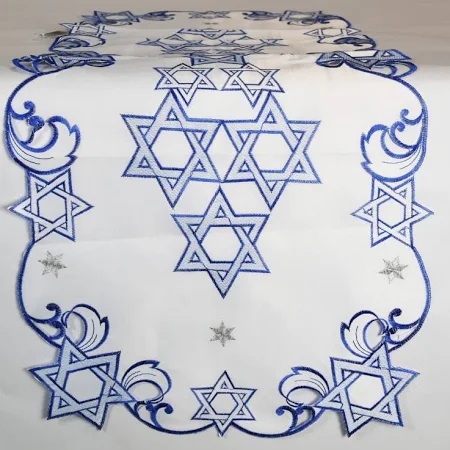 Table Runner Star Of David