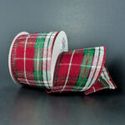 Ribbon Plaid Hunter Green Gold