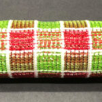 Mesh Roll Lime Green Red Fuzz
