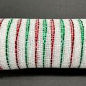 Mesh Roll  Red Green Metallic