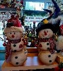 Snowman Fabric Table Top