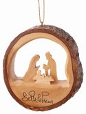 Ornament Holy Family Bark