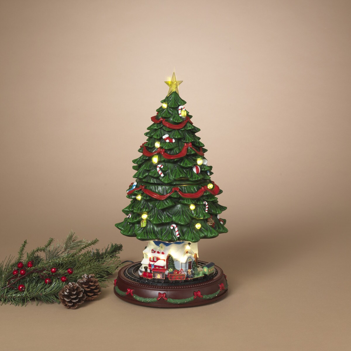 Tree Lighted Musical Village