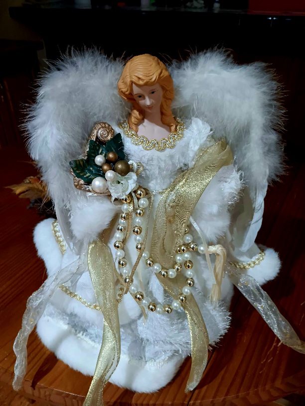 Angel Tree Topper Ivory