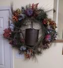 Wreath Fall With Watering Can