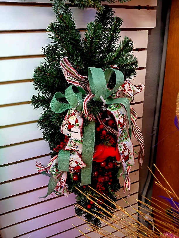 Swag Holiday Decorated