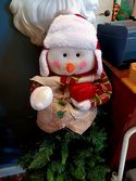 Snowman Head Tree Topper Musicalo