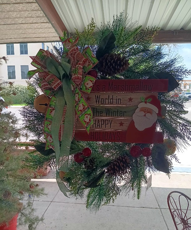 Wreath Santa Design